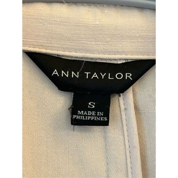 Ann Taylor Linen Moto Jacket Dusty Pink sz S girly rock - Picture 3 of 11